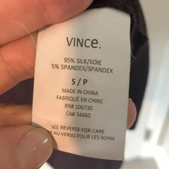 Vince silk blouse size small - Picture 8 of 11